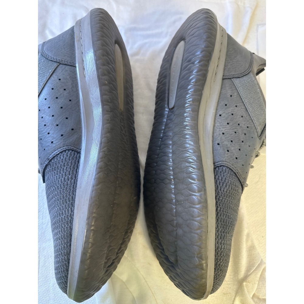 Skechers Mens Gray Mesh Lace Up Athletic Walking Sneakers Shoes Sz 13 - Picture 3 of 12
